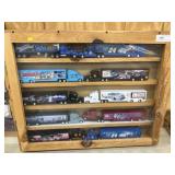 Crafted Showcase with Nascar Transport Trucks