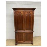 1 Pc. Mahogany Entertainment Center