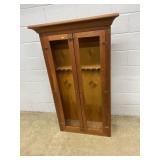 Cherry 10-Gun 2-door Gun Cabinet