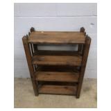 Mission Style Open Bookcase