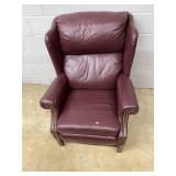 Burgundy Leather Recliner