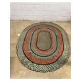Multicolor Braided Rug