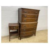 2 Pc. Mahogany Bedroom Suite