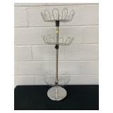 Chrome Adjustable 3 Tier Display Rack