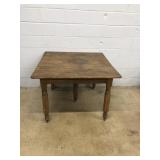 Oak Square Extension Table