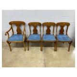 (4) Saber Leg Dining Room Chairs