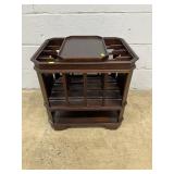 Mahogany Magazine Rack