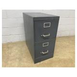 Gray 2-drawer Metal File Cabinet
