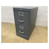 Gray 2-drawer Metal File Cabinet