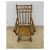 Vtg. Bamboo Style Rocking Chair