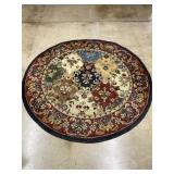 Circular Floral Rug