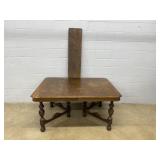Depression Era Dining Room Ext. Table