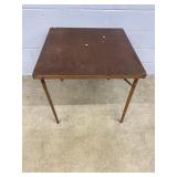 Vtg. Folding Card Table