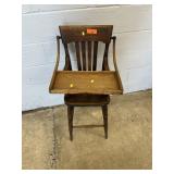 Vintage Wooden High Chair