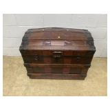 Vtg. Dome Top Trunk