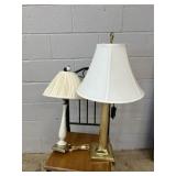 2 Various Table Lamps
