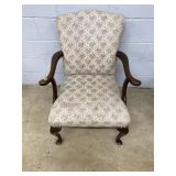 Vtg. Upholstered Arm Chair