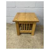 Oak Small Plant Stand