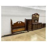 5 Pc. Mahogany Bedroom Suite