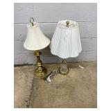 2 Various Table Lamps