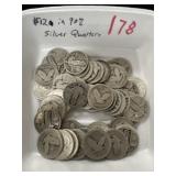 $12.00 in 90% Silver Quarters