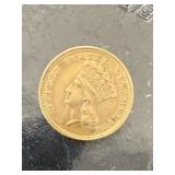 1854 $3 Gold Piece