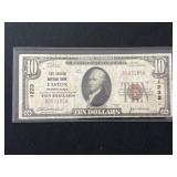 1929 $10 Easton, PA National Bank Note