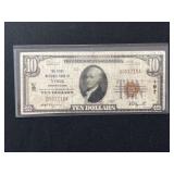 1929 $10 First National Bank York, PA Bank Note