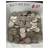 $20.00 in 90% Silver Dimes