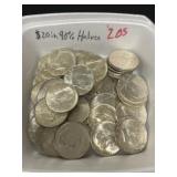 $20.00 in 90% Silver Halves