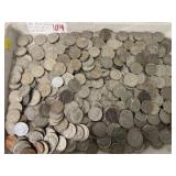 U.S. Coins w/ 14 War Nickels and Foreign Coins