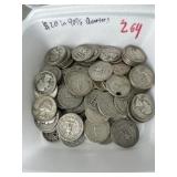 $20.00 in 90% Silver Quarters
