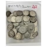 $20.00 in 90% Silver Quarters