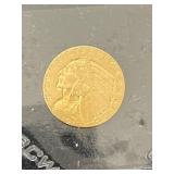 1912 $5.00 Indian Head Gold Piece