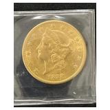 1898 S $20 Gold Coin