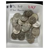 $12.00 in 90% Silver Quarters