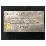 100 OZ. Engelhard Silver Bar