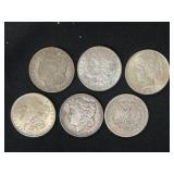 (6) Silver Dollars