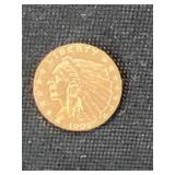 1908 Indian $2.50 Gold Piece