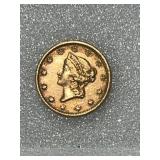 1853 $1 Gold Piece