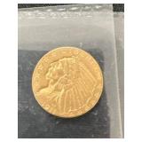 1911 $5 Indian Head Gold Piece