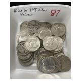 $20.00 in 90% Silver Halves