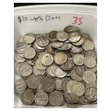 $20.00 in 90% Silver Dimes