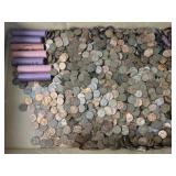 Wheat and Lincoln Pennies