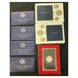 (7) U.S. Proof and Mint 40% Silver Ikes & Sets