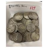 $20.00 in 90% Silver Halves