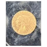 1925 D $2.50 Indian Head Gold Piece