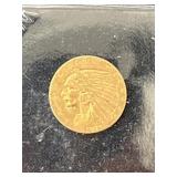 1915 $2.50 Indian Head Gold Piece