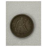 1875 S 20 Cent Piece
