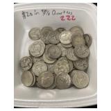 $20.00 in 90% Silver Quarters